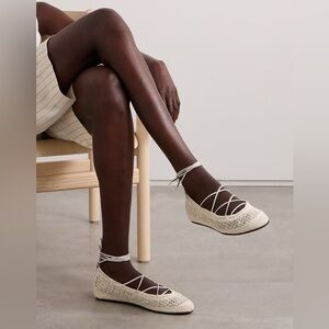 Isabel Marant Belna Lace-up Ballet Flats